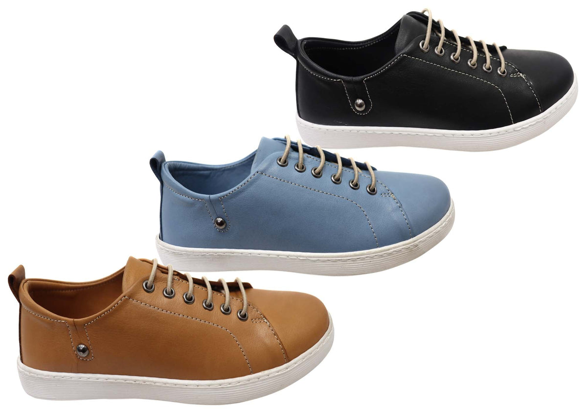 Orizonte Willow Womens European Comfortable Leather Casual Shoes
