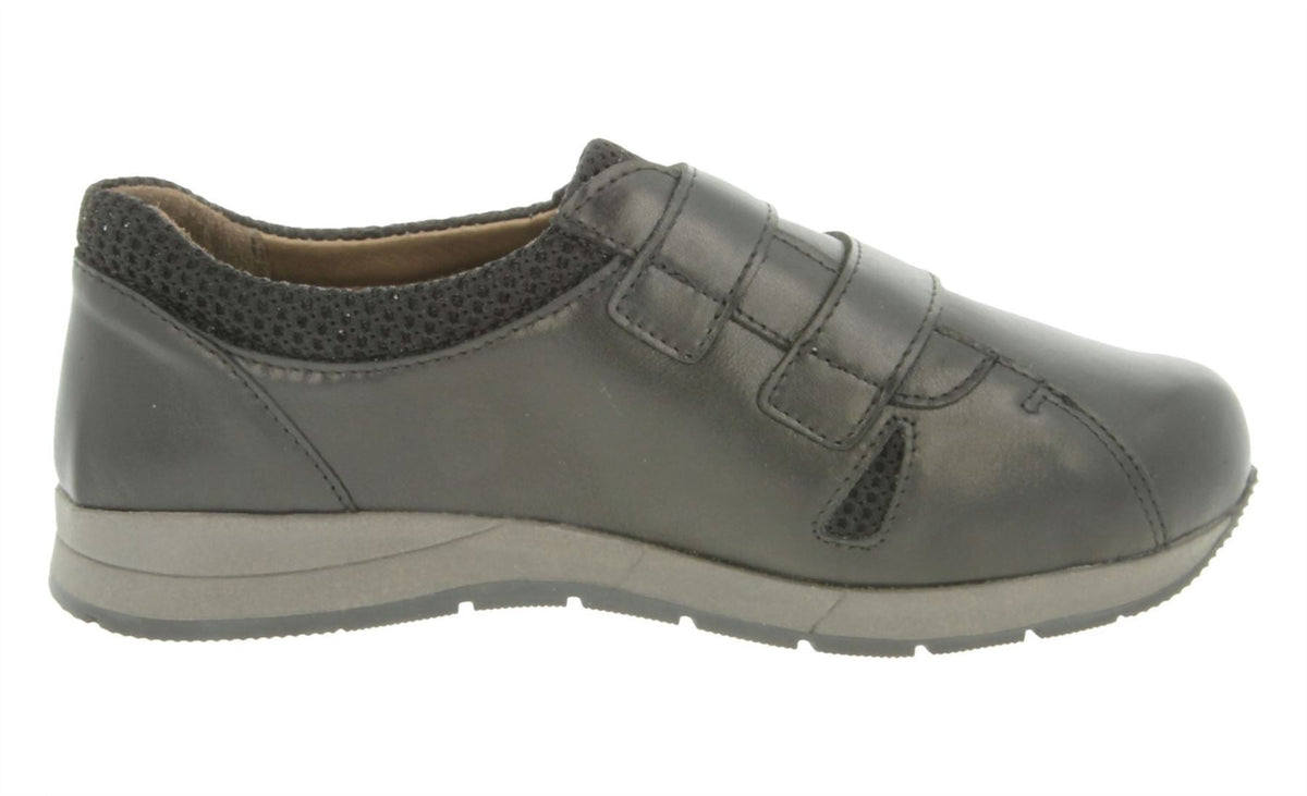 Womens Wide Fit DB Riley Leather Shoes