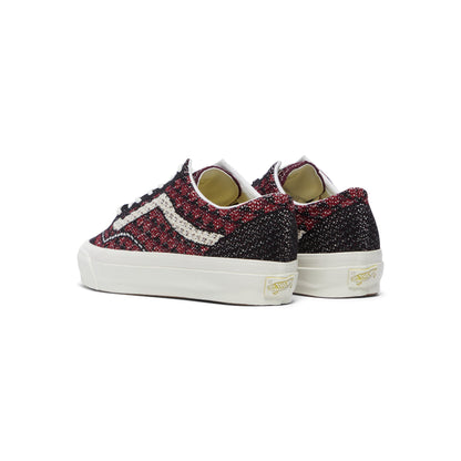 Vans LX Old Skool 36 (Geo check bordeaux red)