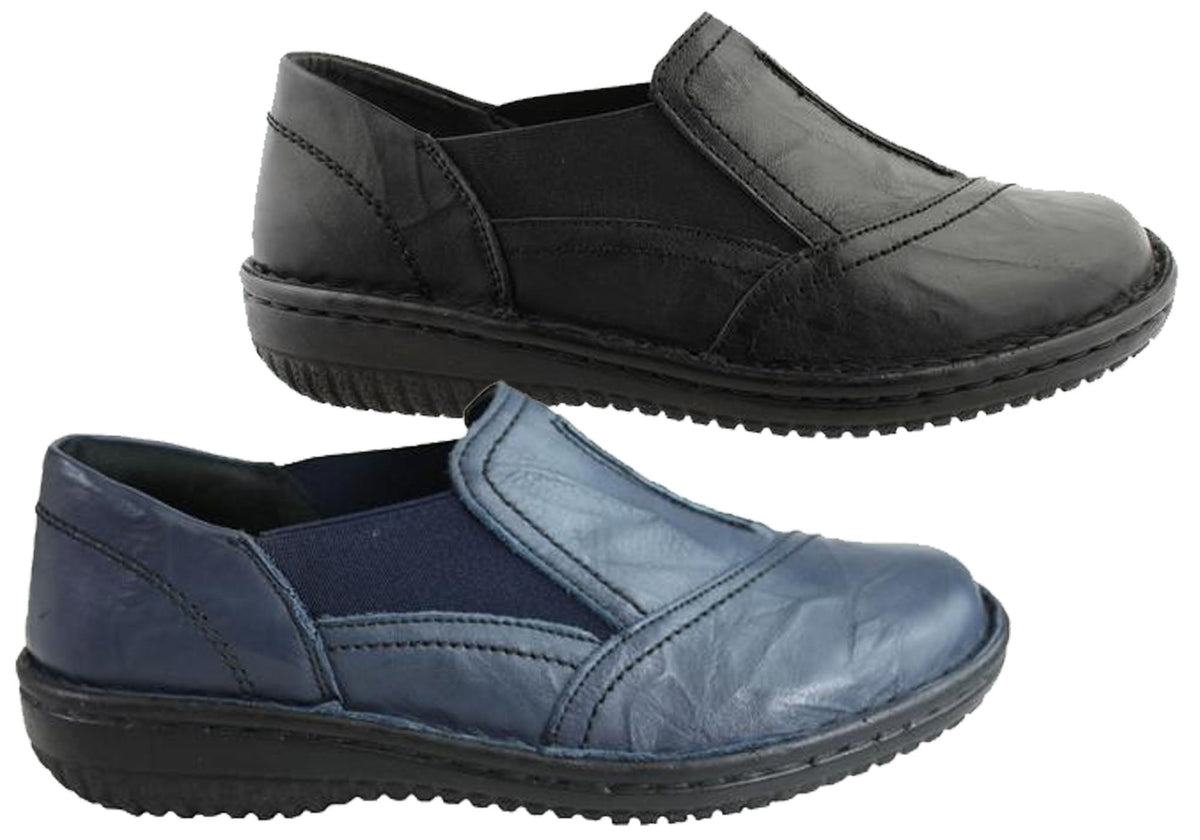 Cabello Comfort Womens 761-27 Leather Shoes Made In Turkey