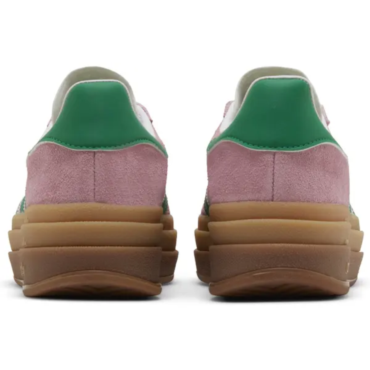 Adidas Originals Women's Pink/Green Gazelle Bold Sneakers, IE0420 (No Box)