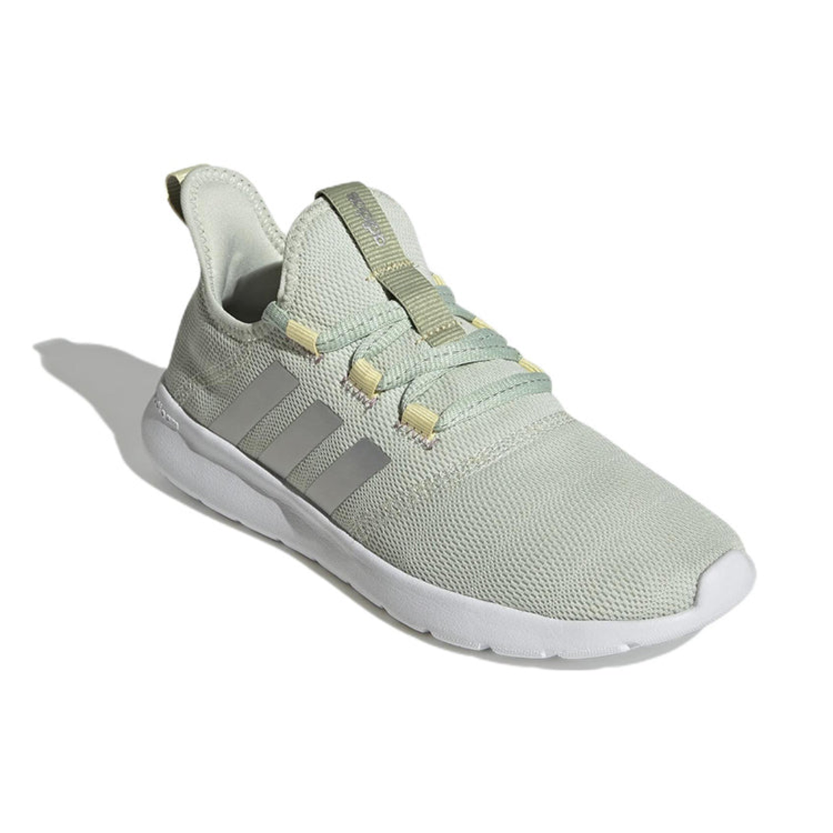 Adidas Women's Green/Silver Cloudfoam Pure 2.0 Sneakers, GY2216 (No Box)
