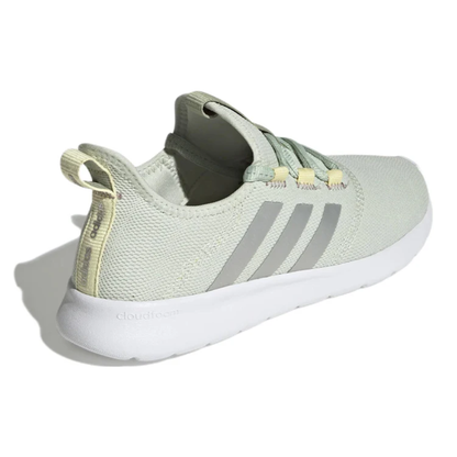 Adidas Women's Green/Silver Cloudfoam Pure 2.0 Sneakers, GY2216 (No Box)