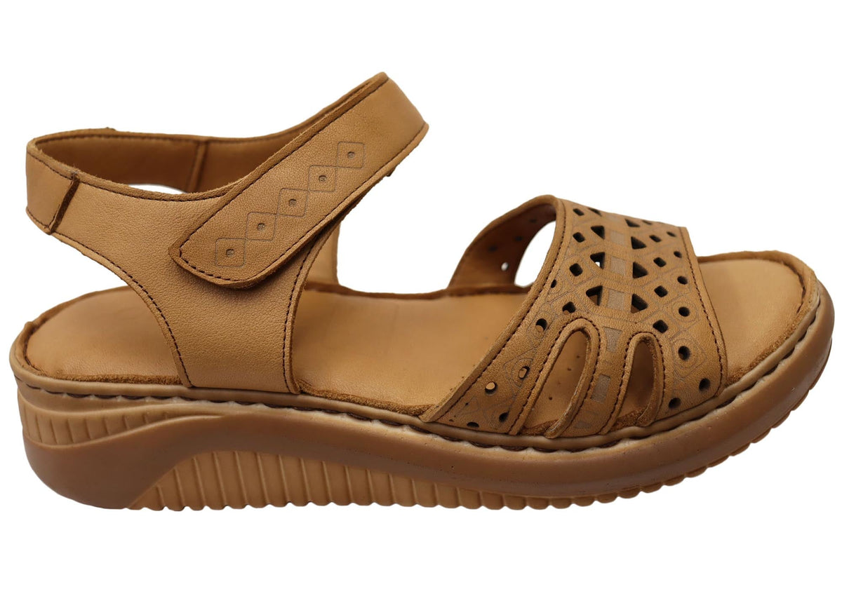 Orizonte Danti Womens Comfortable European Leather Sandals
