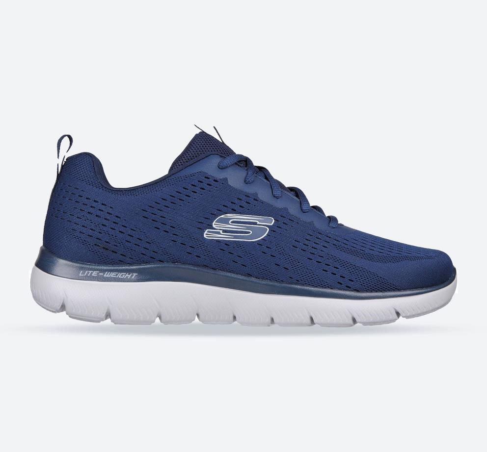 Men's Wide Fit Skechers 232395 Summits Torre Trainers