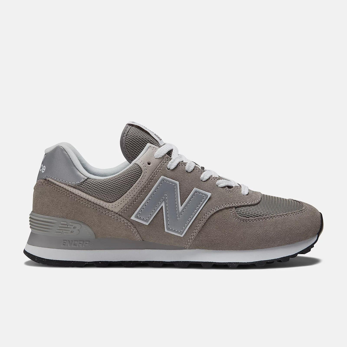 Men's Wide Fit New Balance ML574EVG Walking/Running Trainers - Exclusive - Grey ENCAP Width 4E