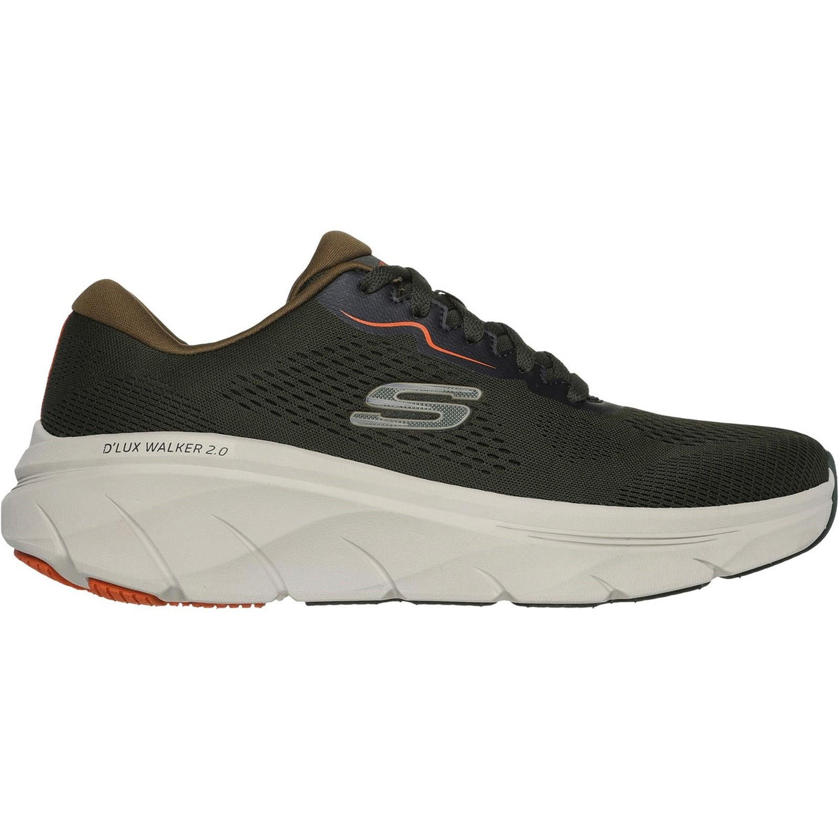 Men's Wide Fit Skechers 232714 D'lux Walker 2.0 Swave Trainers
