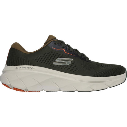 Men's Wide Fit Skechers 232714 D'lux Walker 2.0 Swave Trainers