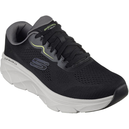 Men's Wide Fit Skechers 232714 D'lux Walker 2.0 Swave Trainers