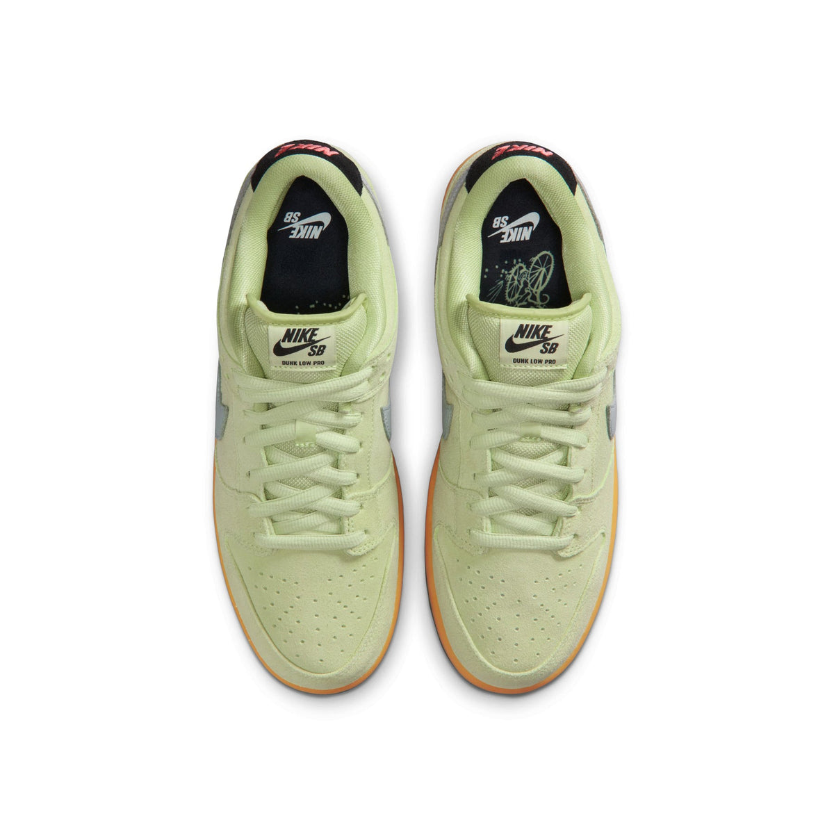 Nike SB SB Dunk Low Pro PRM (Lt Liquid Lime/Wolf Grey-Black)
