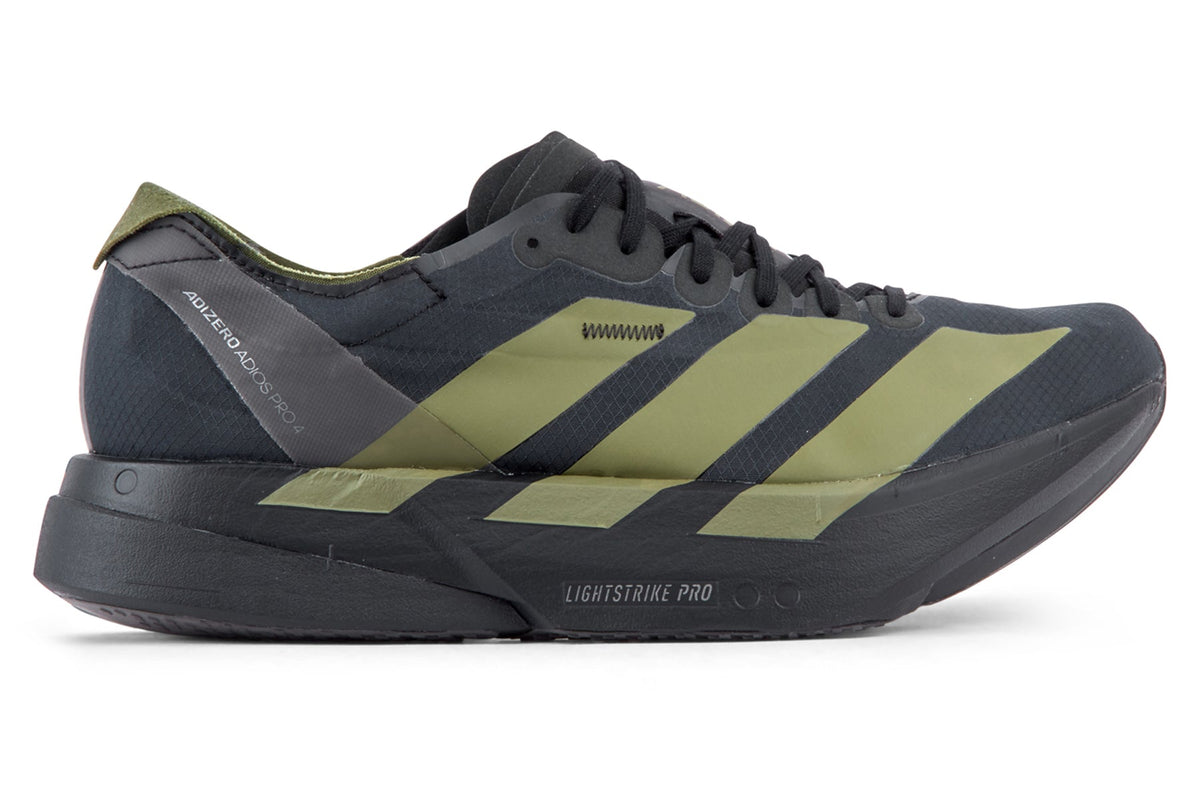 Adidas Adizero Adios Pro 4 - Core Black/Focus Olive