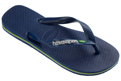 Havaianas Brasil Logo - Navy Blue