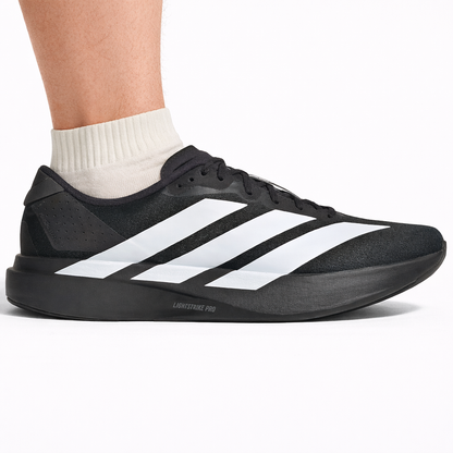 Adidas Men's Black/White Adizero EVO SL Sneakers, JP7149