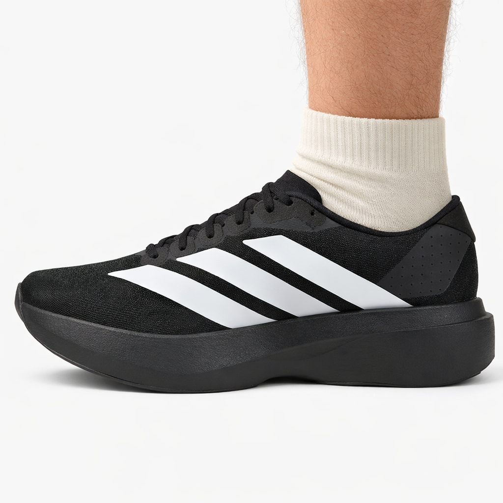 Adidas Men's Black/White Adizero EVO SL Sneakers, JP7149