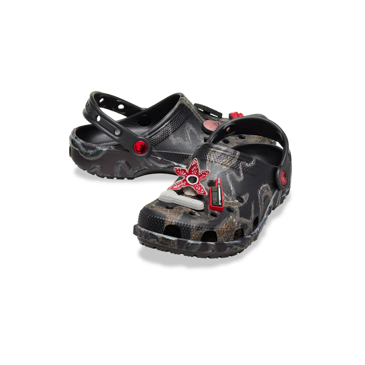 Crocs Classic Clog x Stranger Things 'Black Red' (2025)
