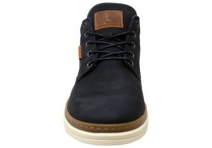 Wild Rhino Banff Mens Comfortable Leather Wide Fit Casual Boots