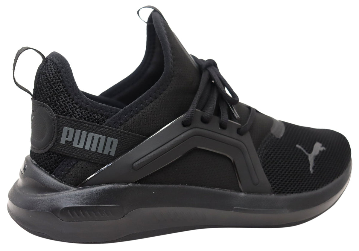 Puma Softride Enzo 5 Mens Comfortable Shoes Black Grey