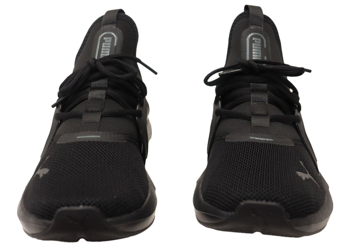 Puma Softride Enzo 5 Mens Comfortable Shoes Black Grey