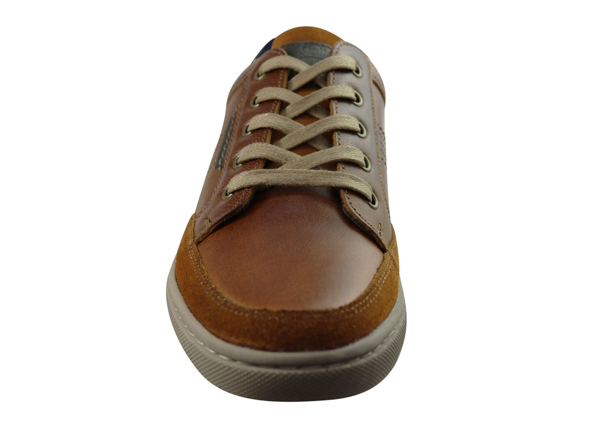 Slatters Bristol Mens Comfortable Leather Lace Up Casual Shoes