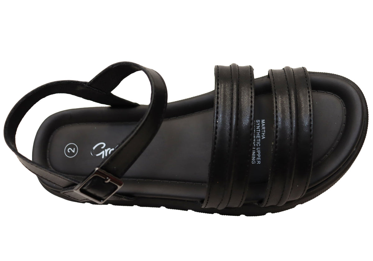 Grosby Martha Kids Girls Comfortable Sandals