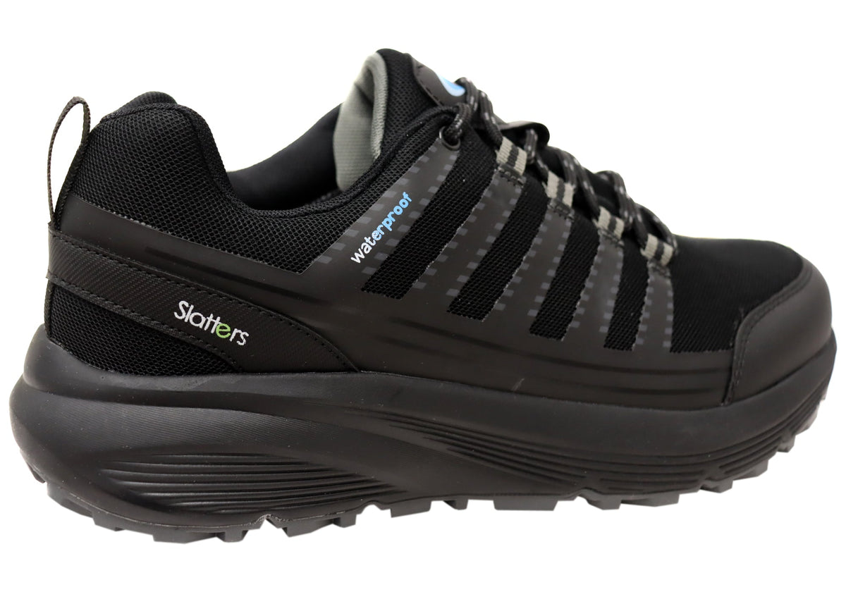 Slatters Wilderness Mens Comfortable Lace Up Waterproof Walking Shoes