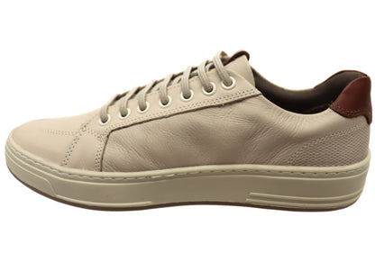 Ferricelli Foley Mens Comfortable Leather Casual Shoes Made In Brazil