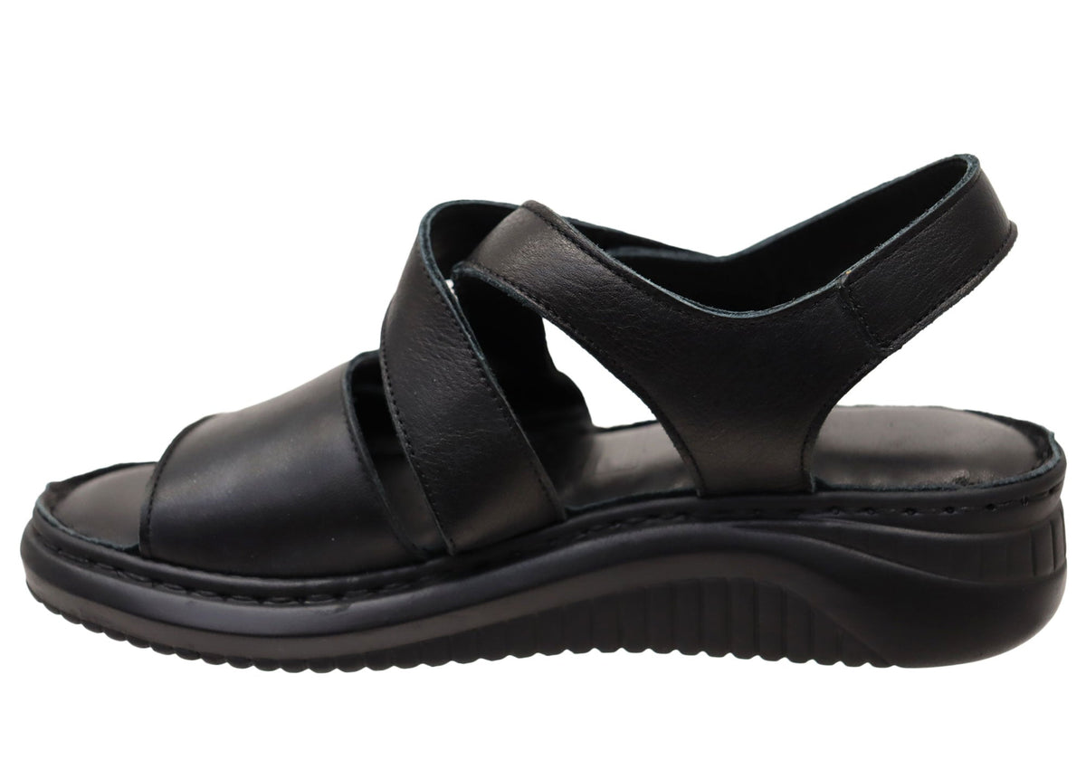 Orizonte Shana Womens Comfortable European Leather Sandals