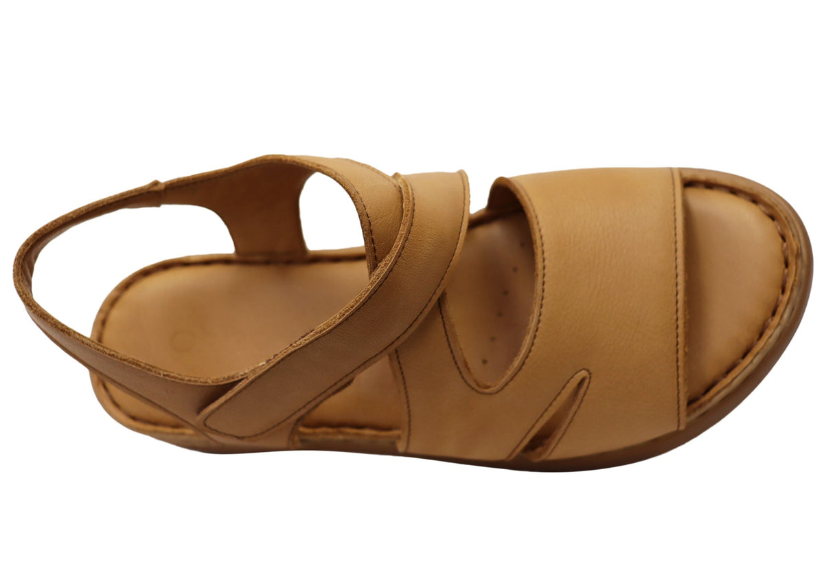 Orizonte Shana Womens Comfortable European Leather Sandals