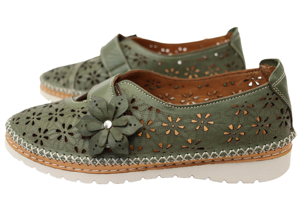 Orizonte Bizette Womens European Leather Comfortable Mary Jane Shoes