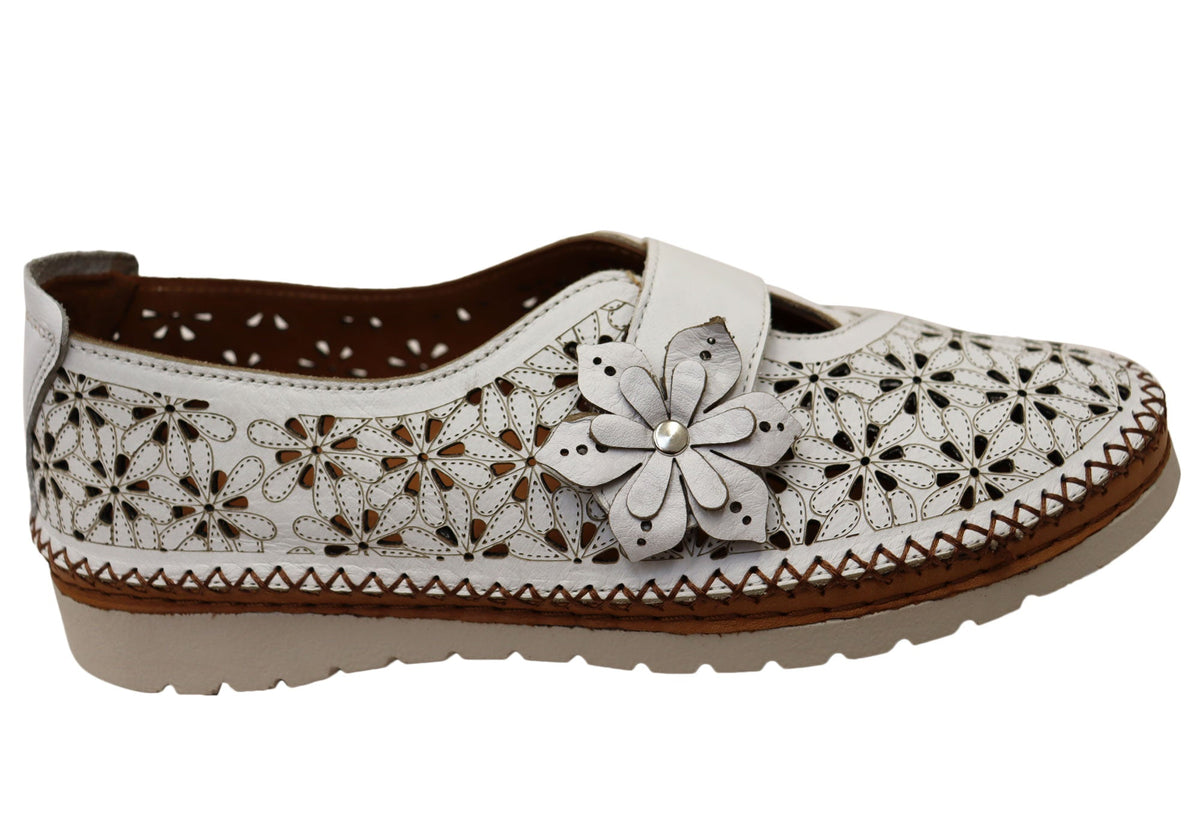 Orizonte Bizette Womens European Leather Comfortable Mary Jane Shoes