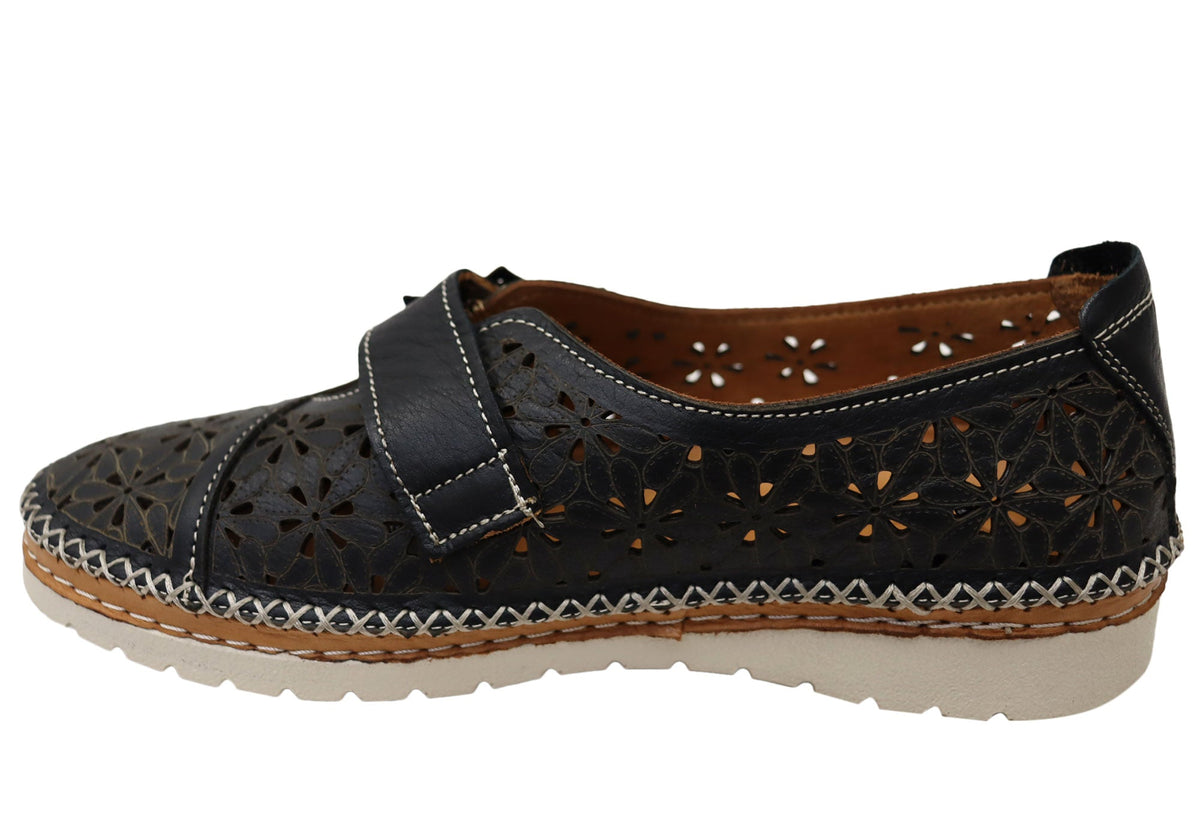 Orizonte Bizette Womens European Leather Comfortable Mary Jane Shoes