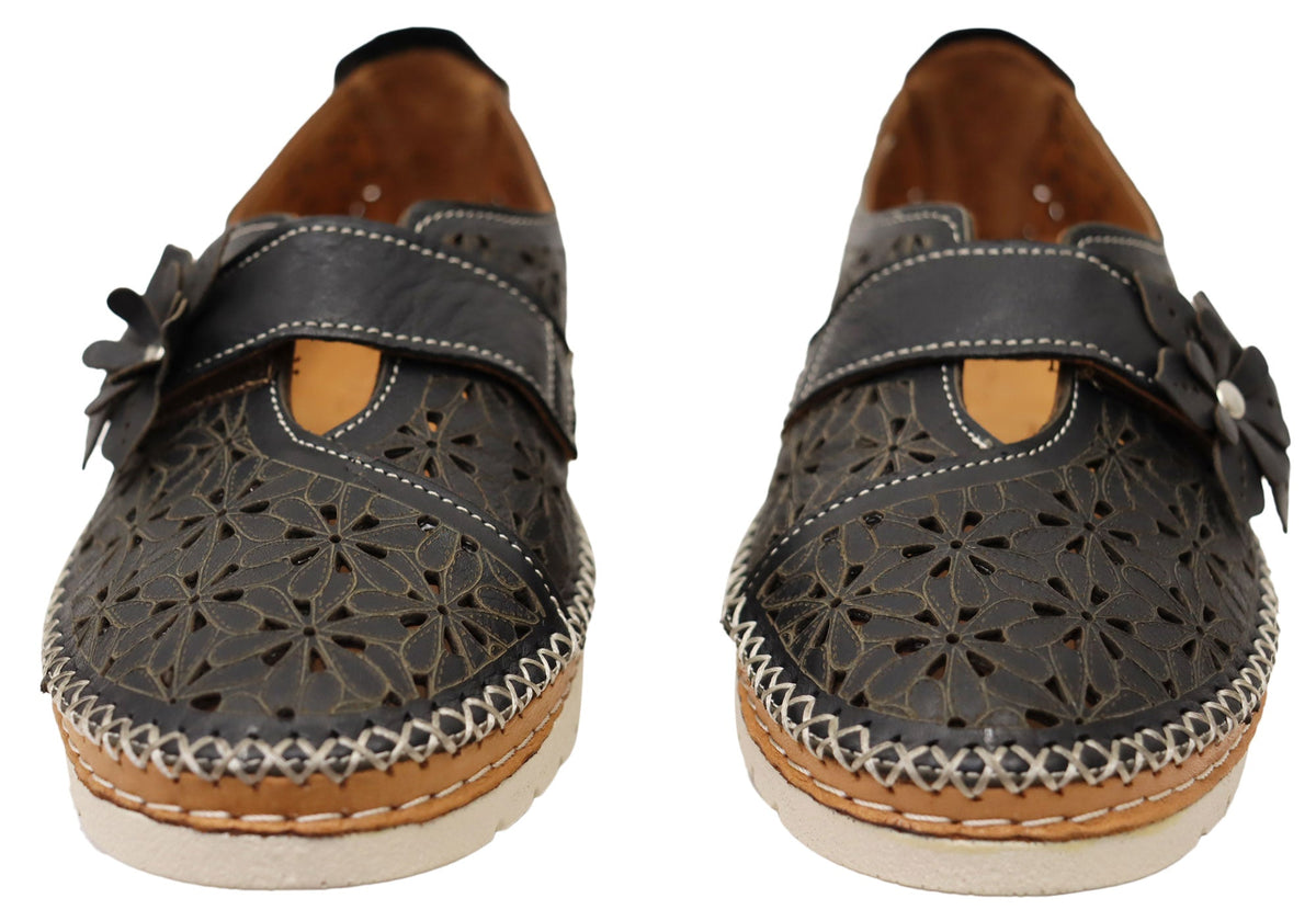 Orizonte Bizette Womens European Leather Comfortable Mary Jane Shoes