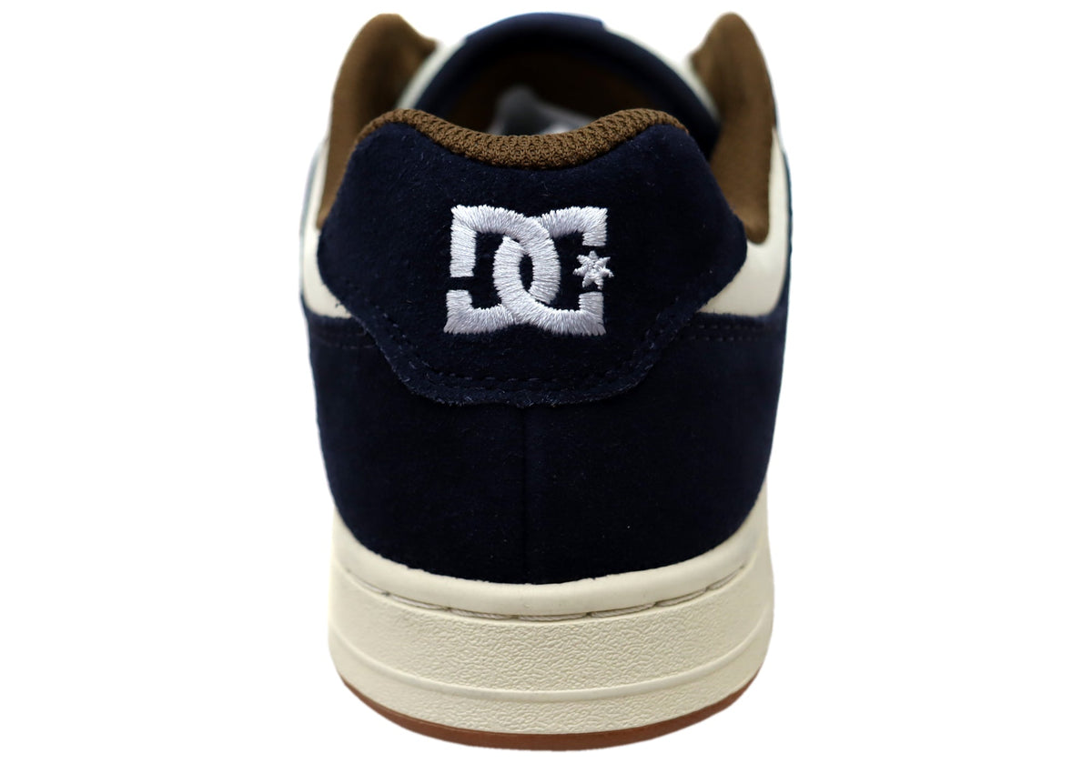 DC Shoes Mens Manteca 4 Comfortable Leather Shoes Tan Brown