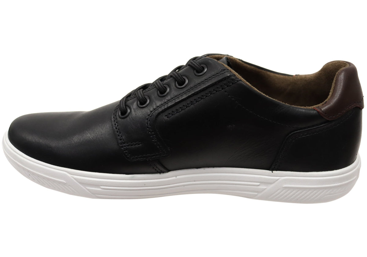 Pegada Dawson Mens Comfortable Leather Casual Shoes Made In Brazil