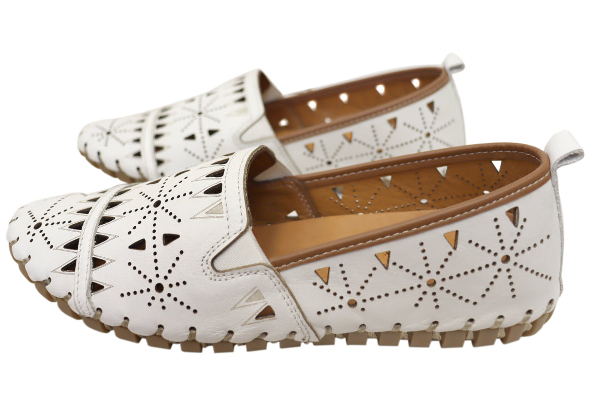 Orizonte Constance Womens European Comfortable Leather Shoes