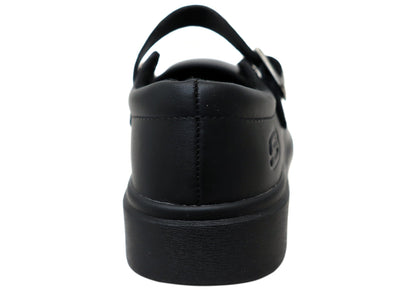 Skechers Kids Girls Smooth Tracks Elegant Steps Leather School Shoes