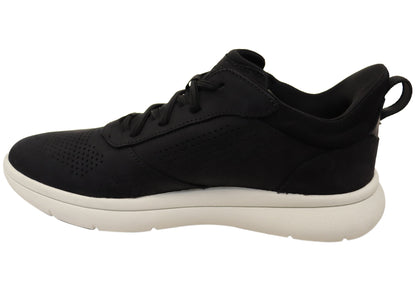 Florsheim Mens Leather EE Extra Wide Fleet Perf Toe Sneakers