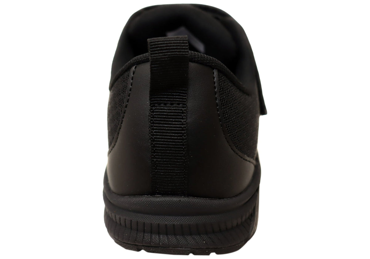 Harrison Nifty Kids Adjustable Strap Athletic Shoes Blackout