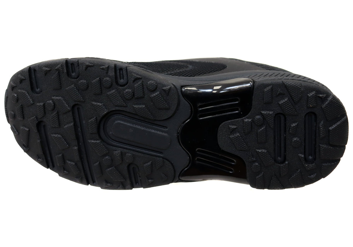 Harrison Nifty Kids Adjustable Strap Athletic Shoes Blackout