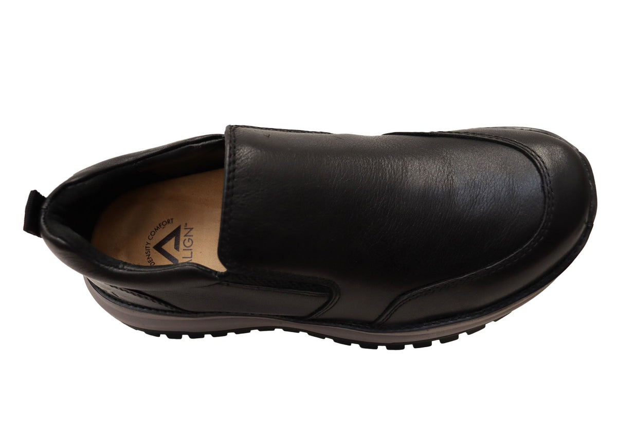 Align Buckley Mens Supportive Leather Comfortable Slip On Shoes