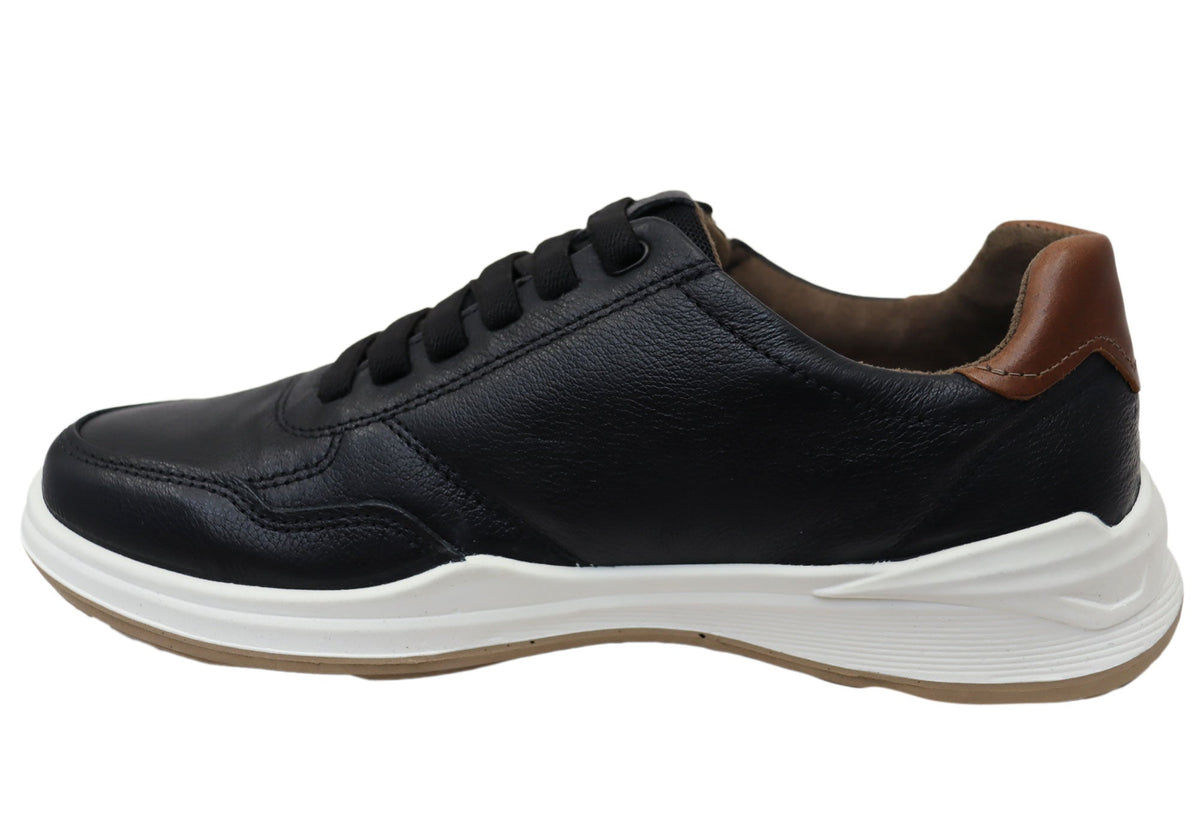 Pegada Zander Mens Slip On Comfortable Brazilian Leather Casual Shoes