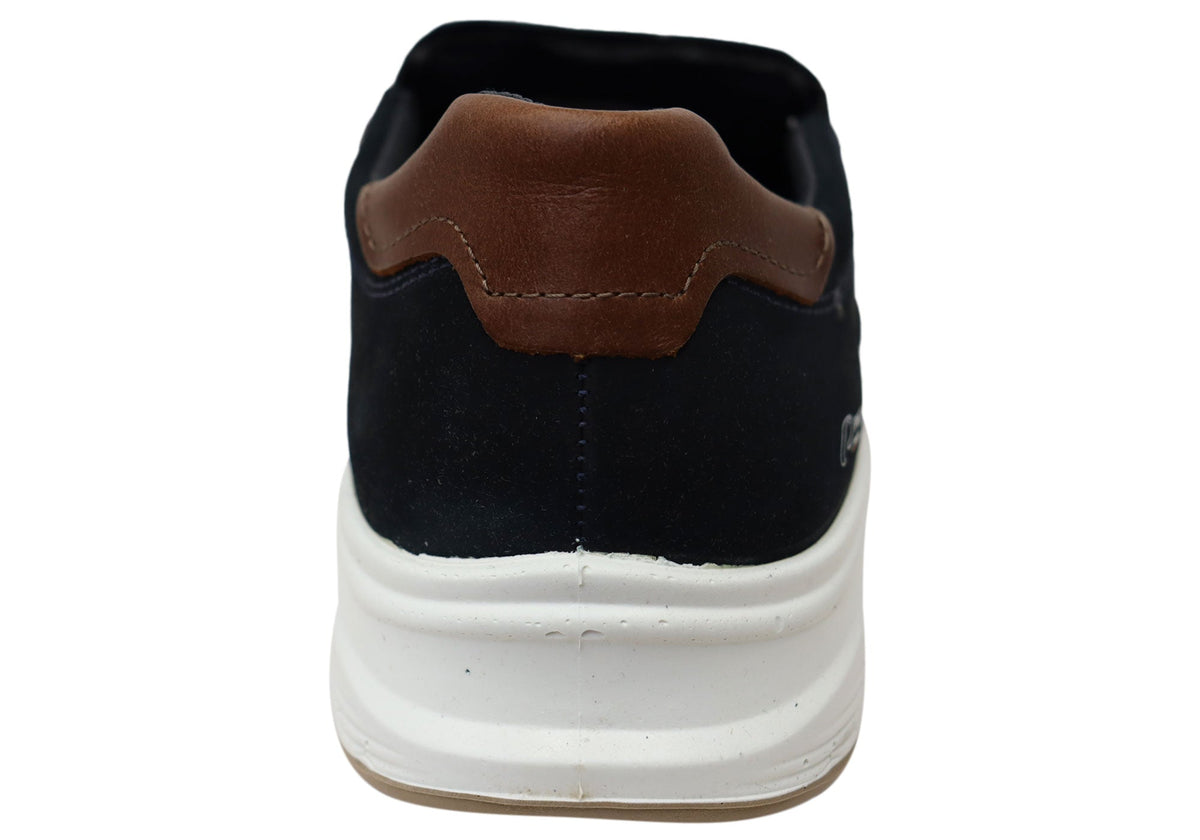 Pegada Falcon Mens Slip On Comfortable Brazilian Leather Casual Shoes