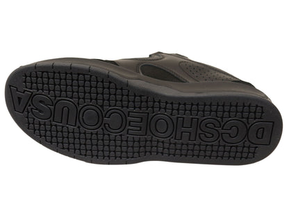 DC Shoes Mens Comfortable Leather Kalynx Zero Shoes Black Black