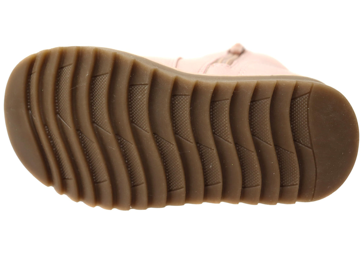 Grosby Tori Girls Kids Baby Toddler Comfortable Boots