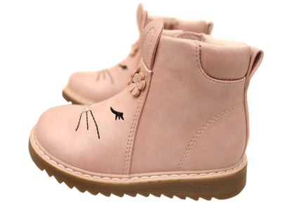 Grosby Tori Girls Kids Baby Toddler Comfortable Boots