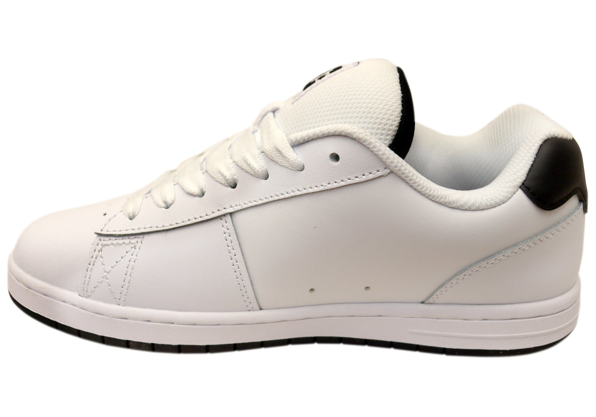 DC Shoes Mens Gaveler 2.0 Comfortable Leather Lace Up Shoes