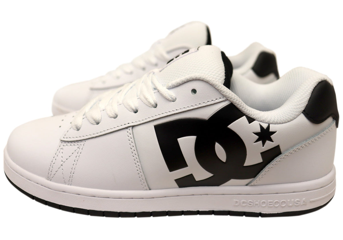 DC Shoes Mens Gaveler 2.0 Comfortable Leather Lace Up Shoes