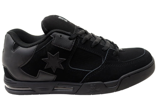 DC Shoes Mens Comfortable Leather DC Command Shoes Black