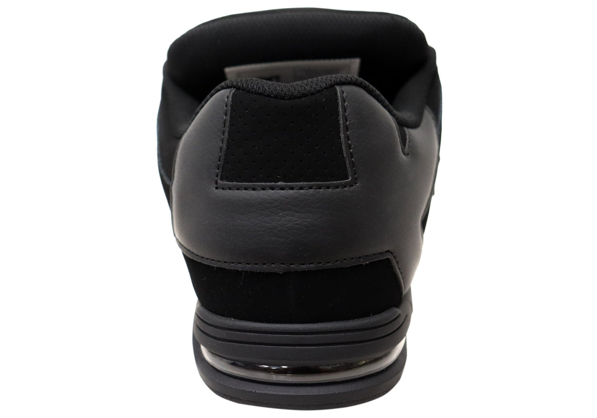 DC Shoes Mens Comfortable Leather DC Command Shoes Black