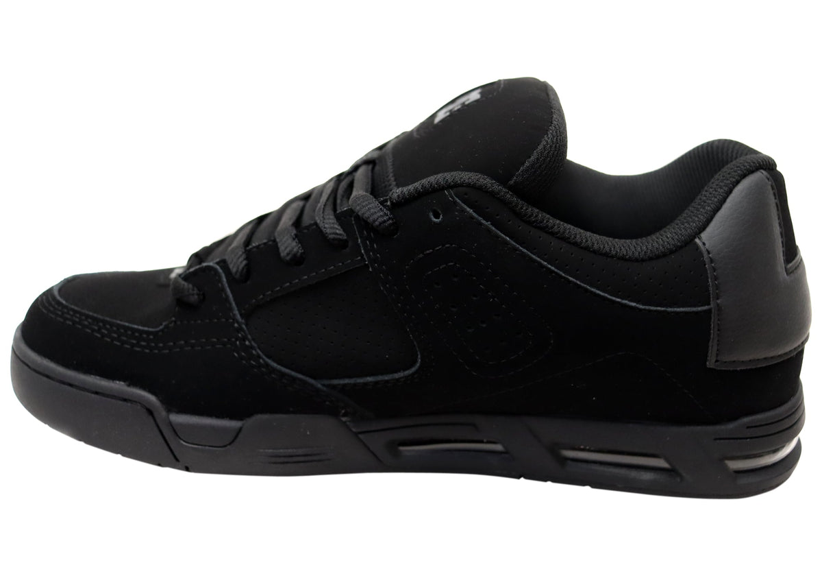 DC Shoes Mens Comfortable Leather DC Command Shoes Black